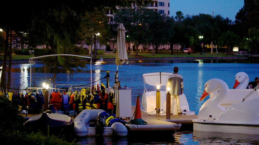 Orlando which includes general coastal views, a bay or harbour and boating