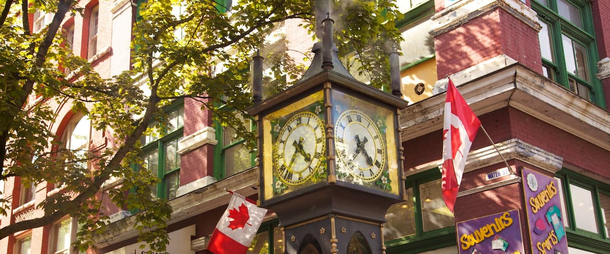 Gastown showing a city