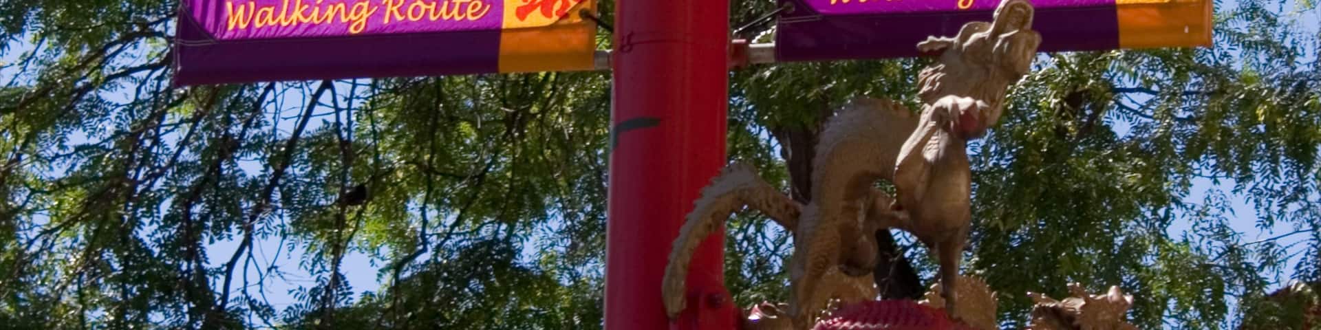 Chinatown featuring signage