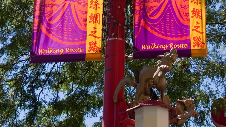 Chinatown featuring signage