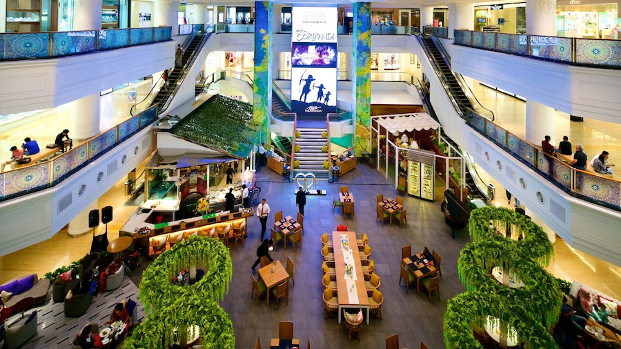 Grand Indonesia Shopping Mall showing interior views and shopping