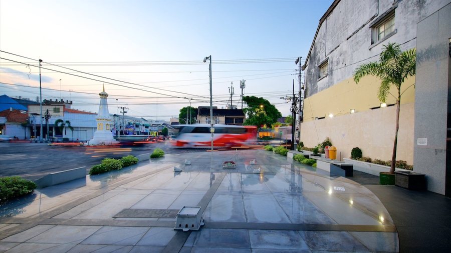 Yogyakarta inclusief een zonsondergang