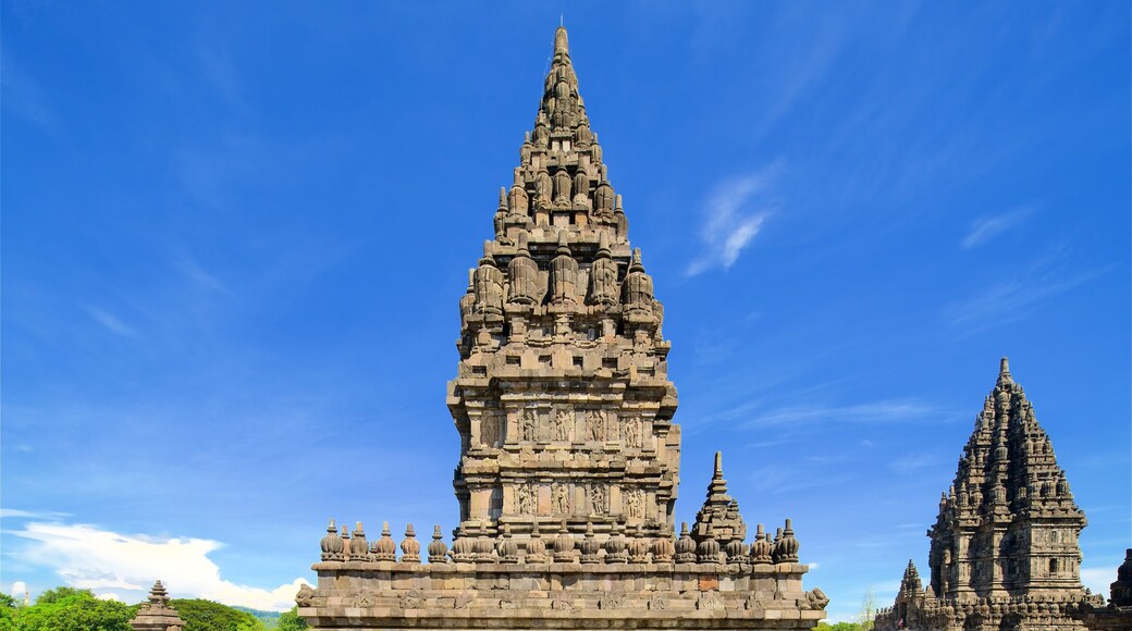 Prambanan Temple which includes heritage architecture