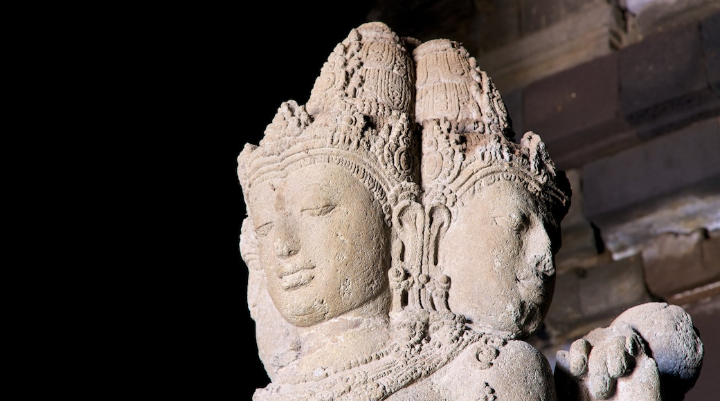 Prambanan Temple showing heritage elements