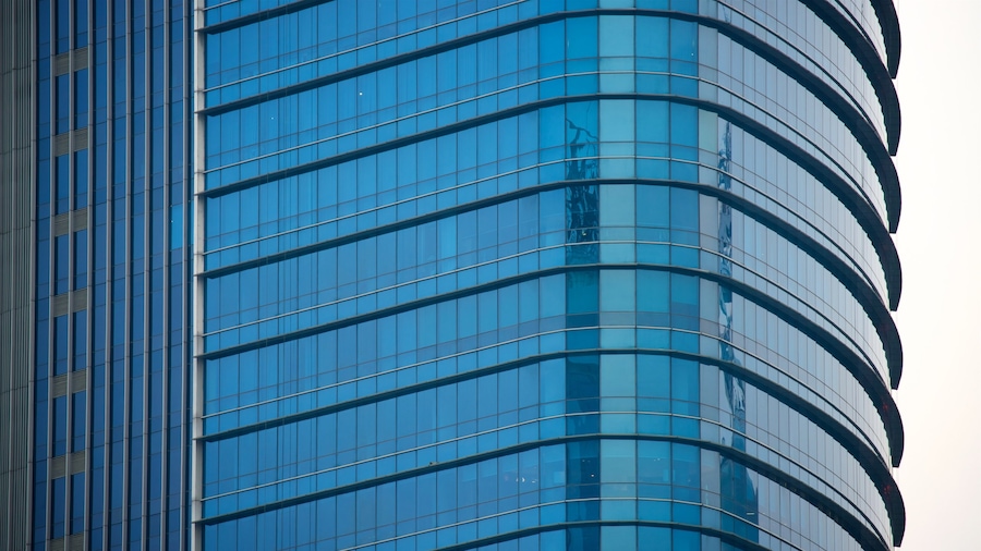 Jakarta inclusief een wolkenkrabber