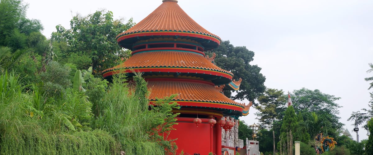 Taman Mini Indonesia Indah featuring heritage architecture