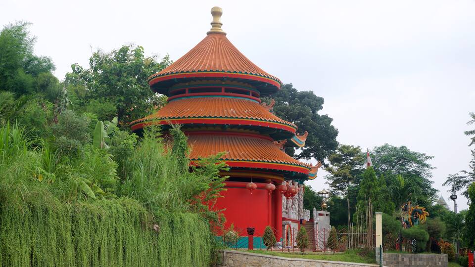 Taman Mini Indonesia Indah which includes heritage architecture