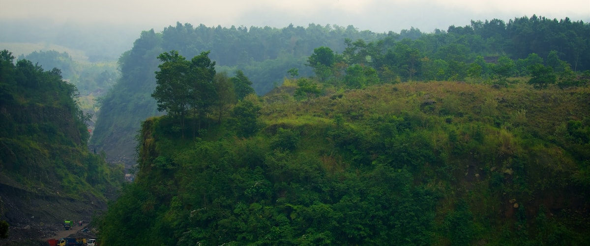 Kecamatan de Getasan montrant panoramas, scènes tranquilles et brume ou brouillard