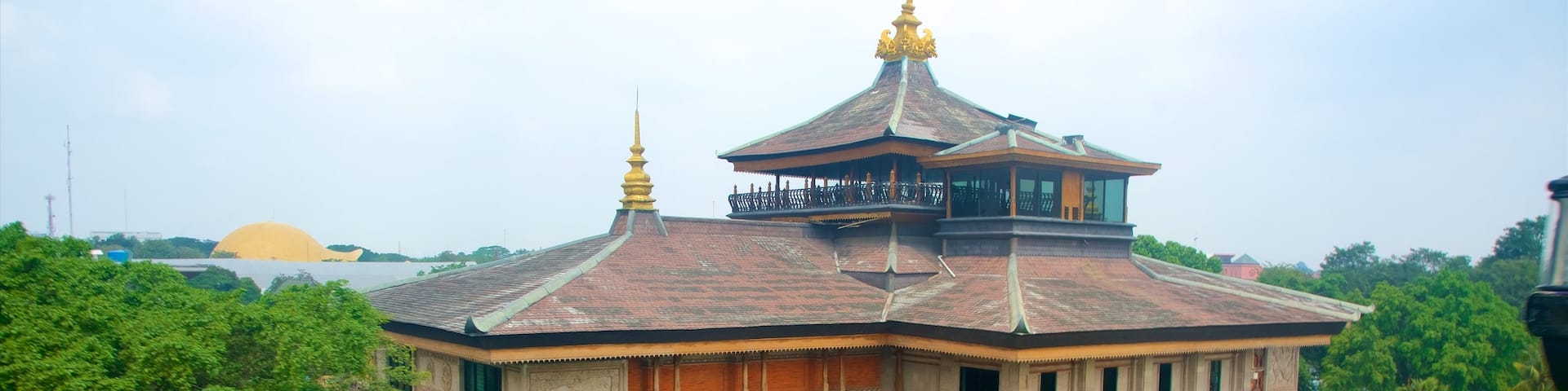 Taman Mini Indonesia Indah which includes heritage architecture