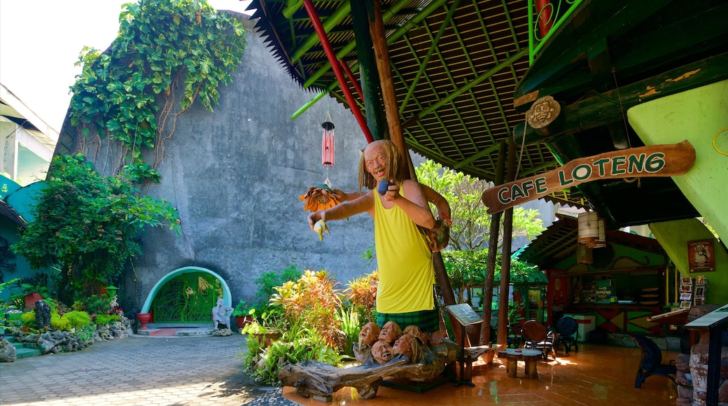 Affandi Museum showing heritage elements and cafe lifestyle