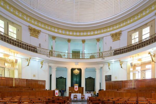 Immanuel Church featuring a church or cathedral and interior views