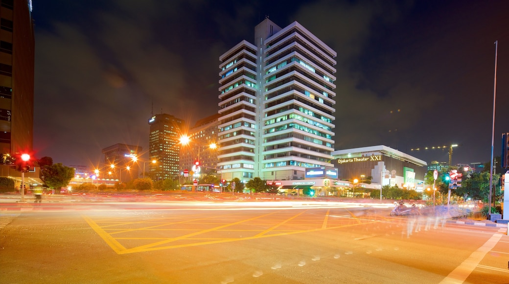 Jakarta showing night scenes