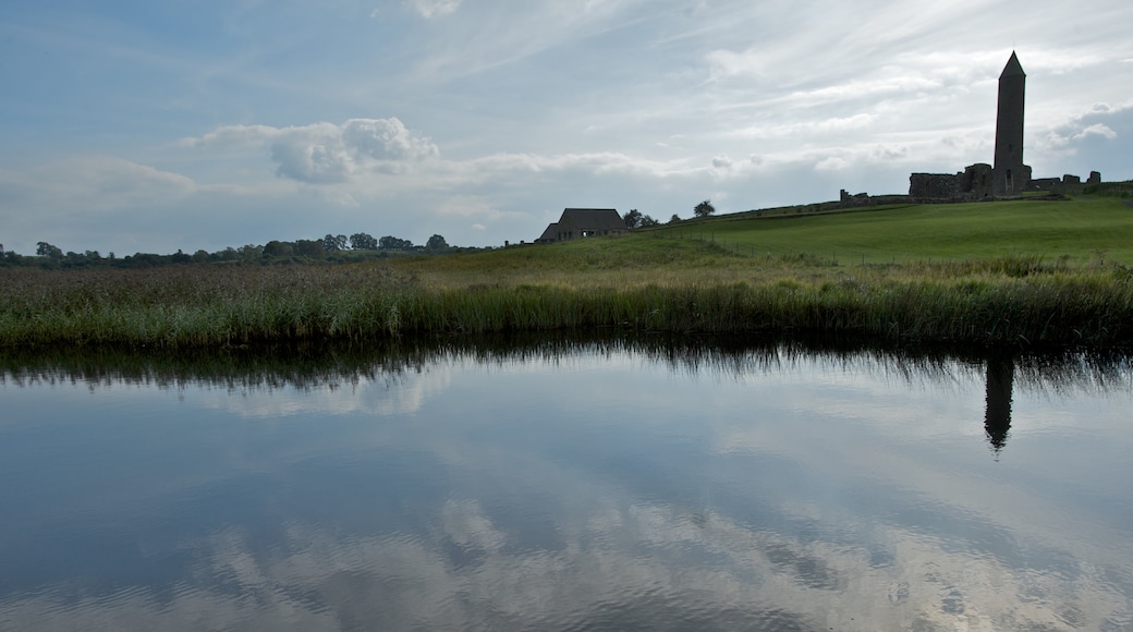 Devenish Island which includes heritage elements, tranquil scenes and landscape views