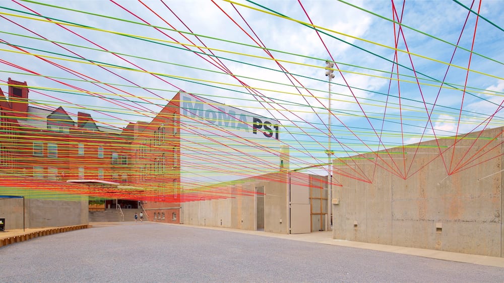 MoMA PS1 which includes outdoor art