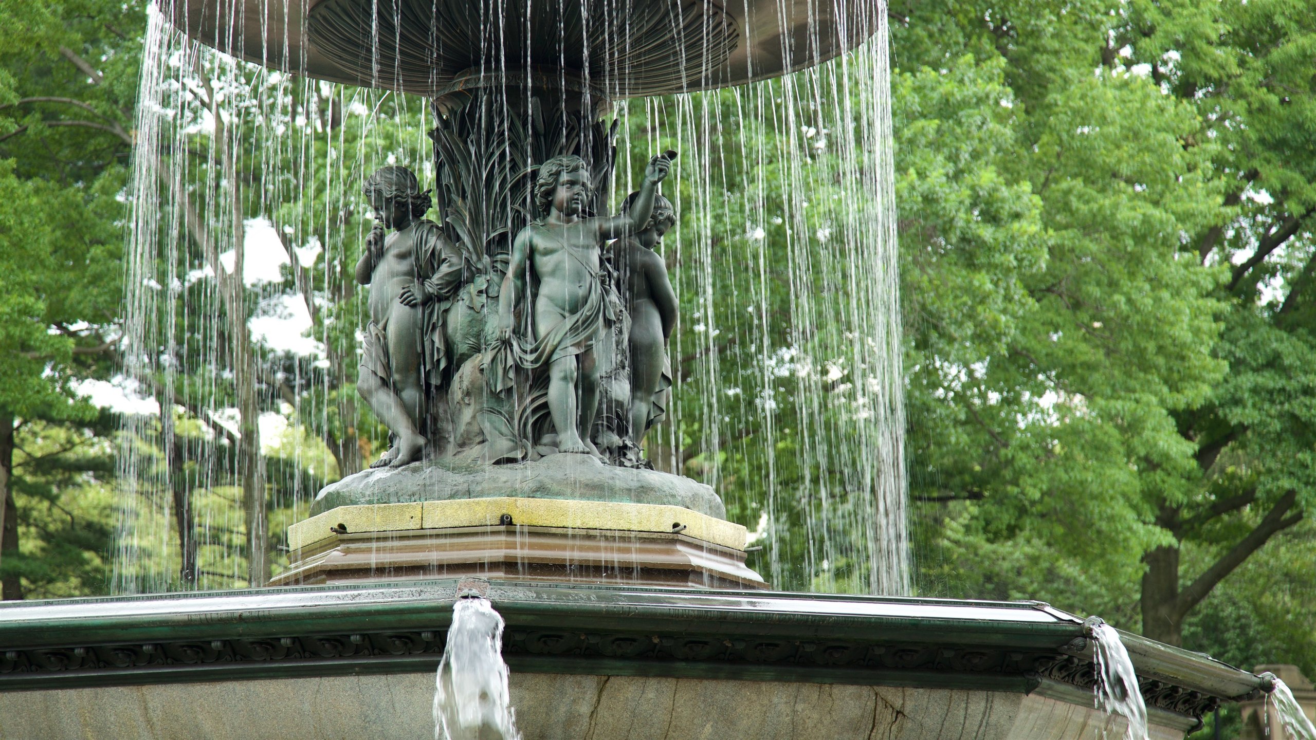 A gorgeous day at Bethesda Fountain