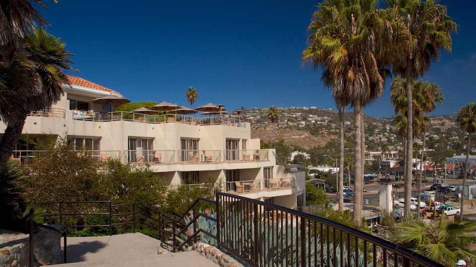 Laguna Beach toont tropische uitzichten