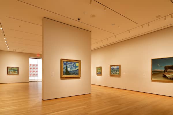 Museum of Modern Art mit einem Kunst und Innenansichten