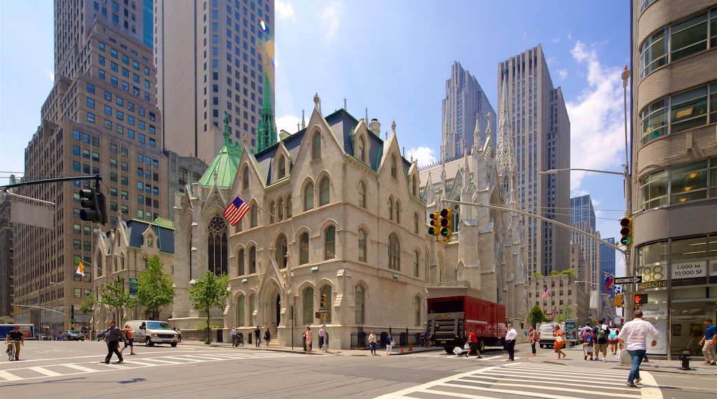 St. Patrick\'s Cathedral showing heritage elements, a church or cathedral and a city