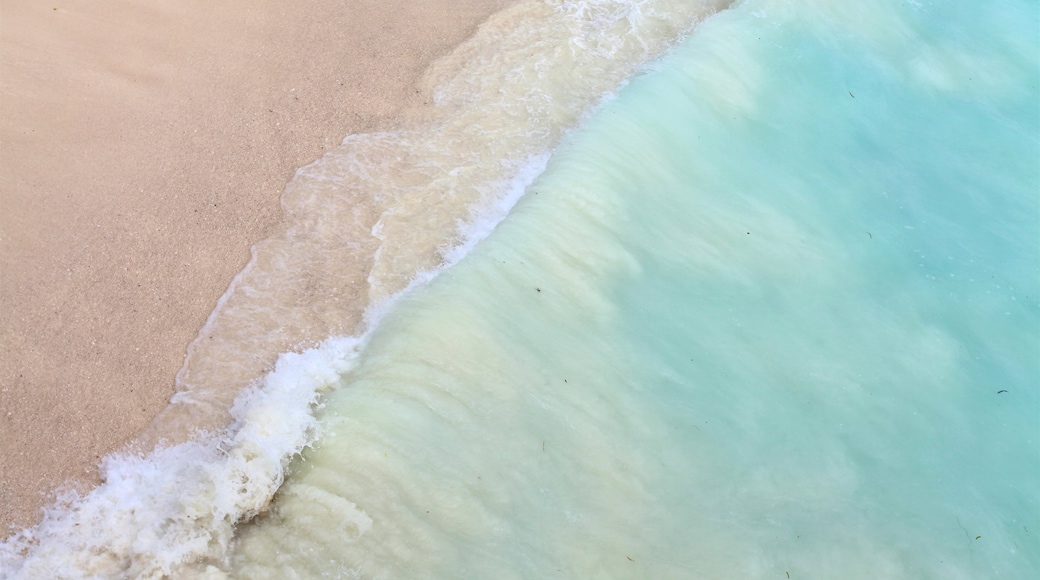 Nungwi strand som viser bølger og sandstrand