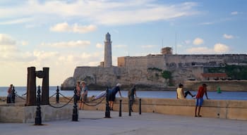 Havana caratteristiche di vista della costa, vista e faro