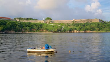 Cuba que incluye elementos patrimoniales, vistas de una costa y palacio