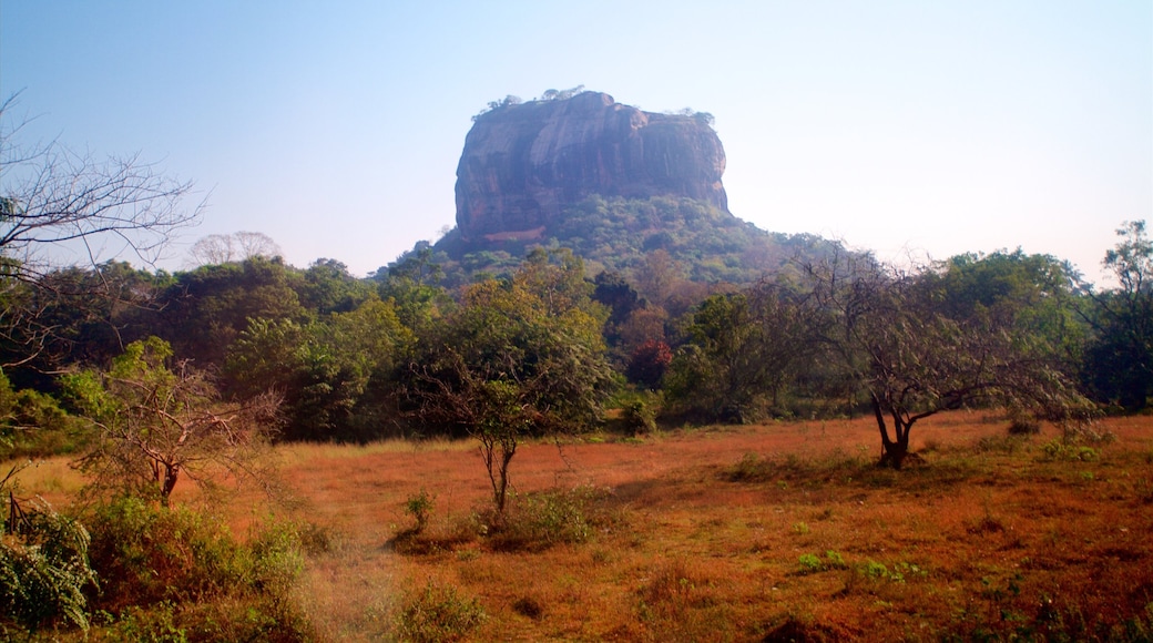 Sigiriya ซึ่งรวมถึง ทิวทัศน์ที่เงียบสงบ และ ภูเขา