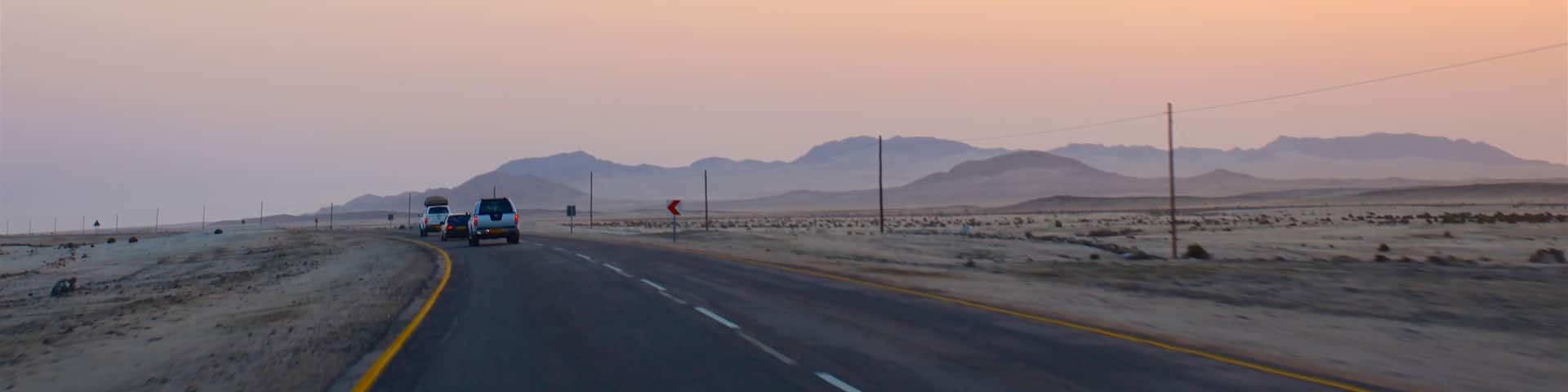 Swakopmund welches beinhaltet Wüstenblick, Sonnenuntergang und ruhige Szenerie