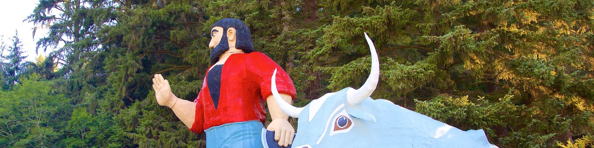 Redwood National and State Parks featuring outdoor art