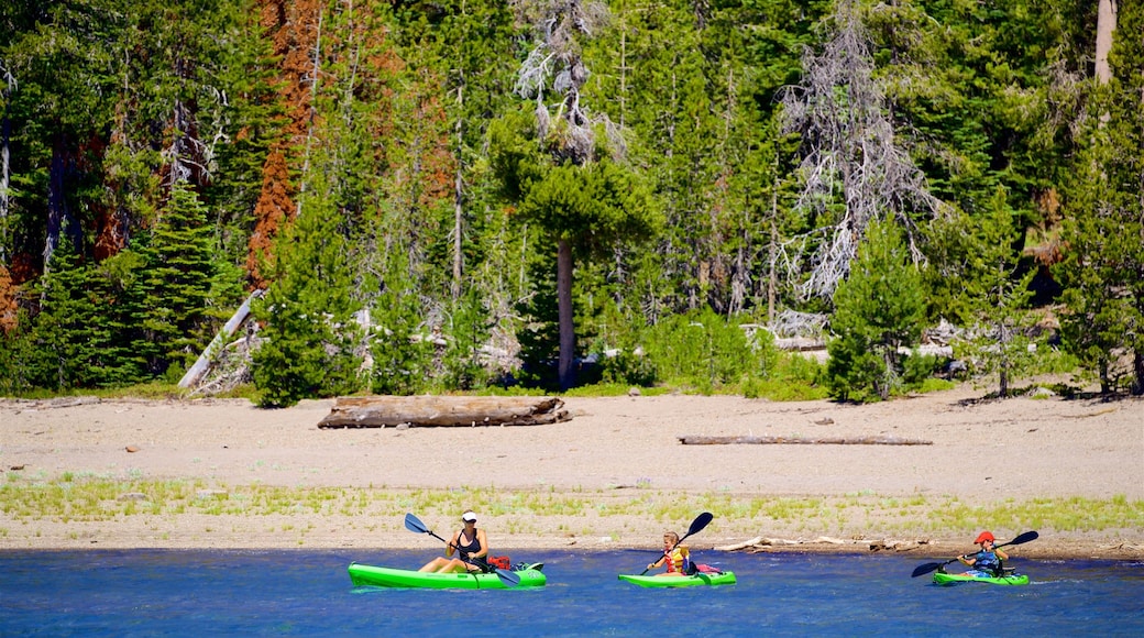 Mill Creek showing kayaking or canoeing, a river or creek and forests