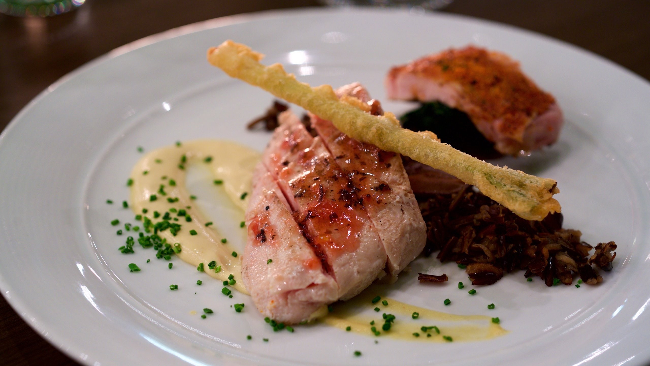 Calistoga showing food