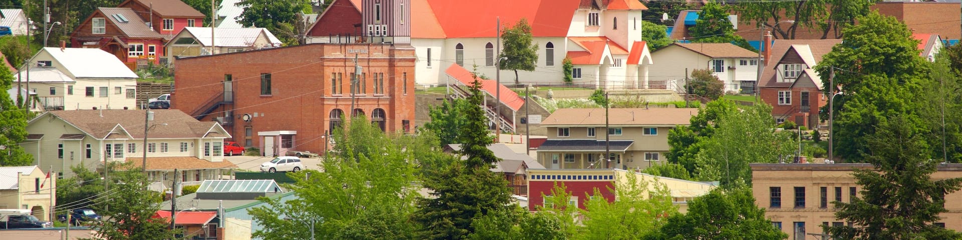 Rossland which includes a city and heritage elements