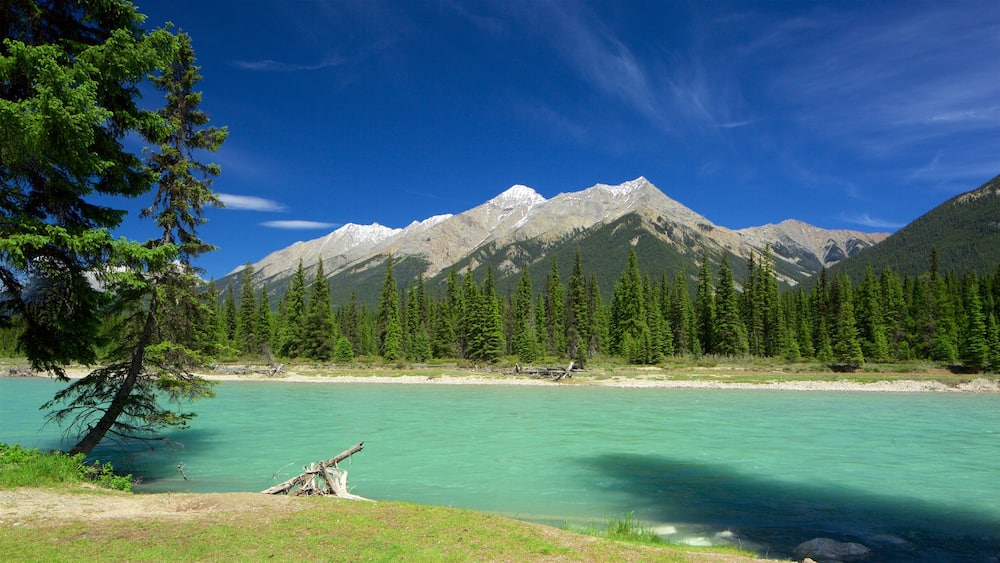 Kootenay National Park featuring a lake or waterhole and mountains