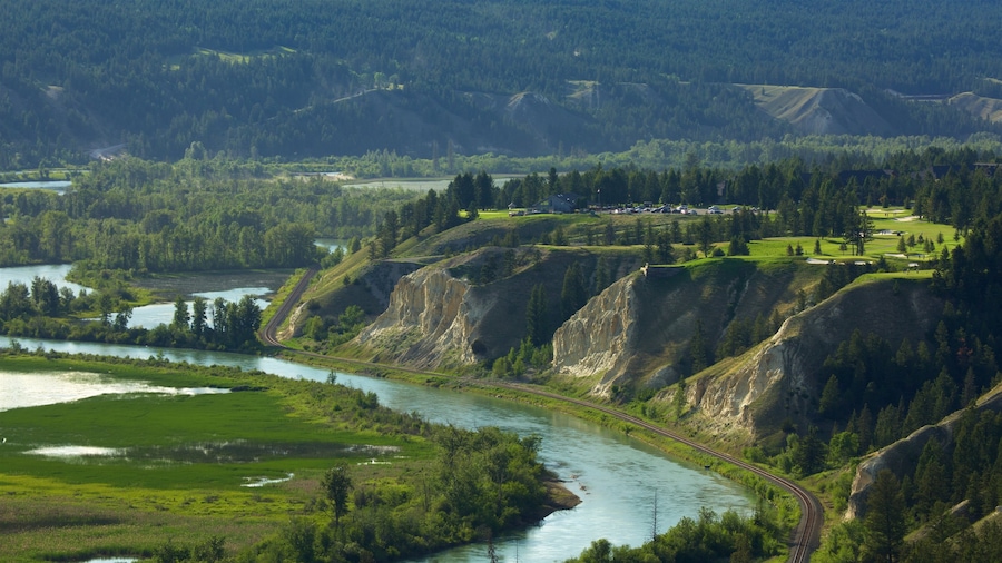 Radium Hot Springs featuring tranquil scenes and a river or creek