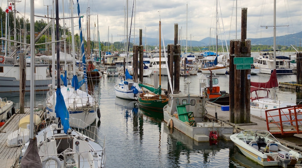 Cowichan Bay which includes a bay or harbour
