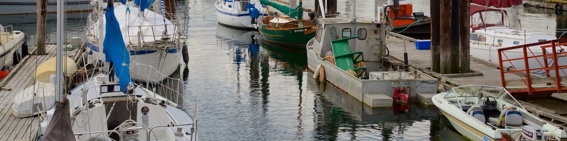 Cowichan Bay featuring a bay or harbor