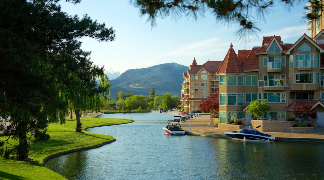 Waterfront Park featuring a river or creek and heritage elements