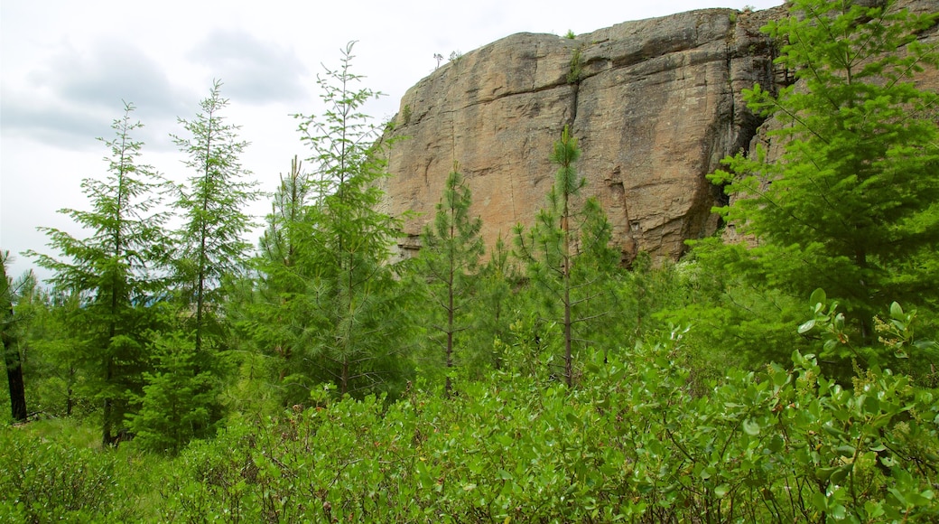 Skaha Bluffs Provincial Park showing mountains