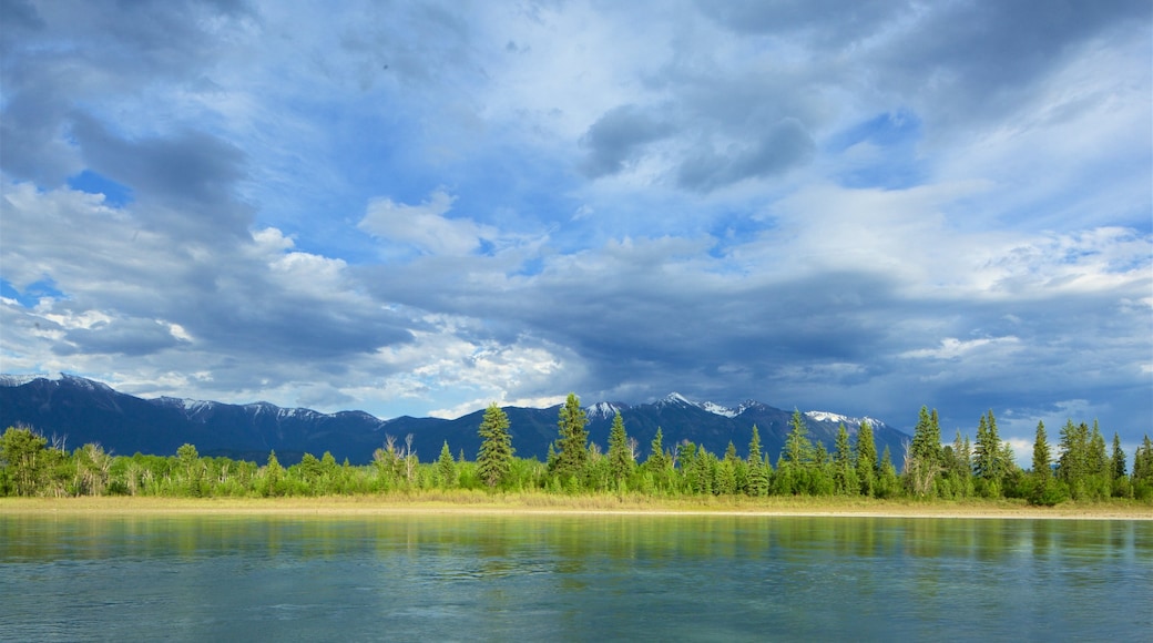 Skookumchuck which includes tranquil scenes and a lake or waterhole