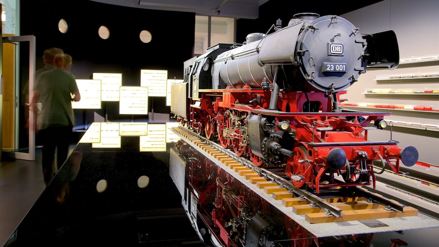 German National Railway Museum showing interior views and heritage elements