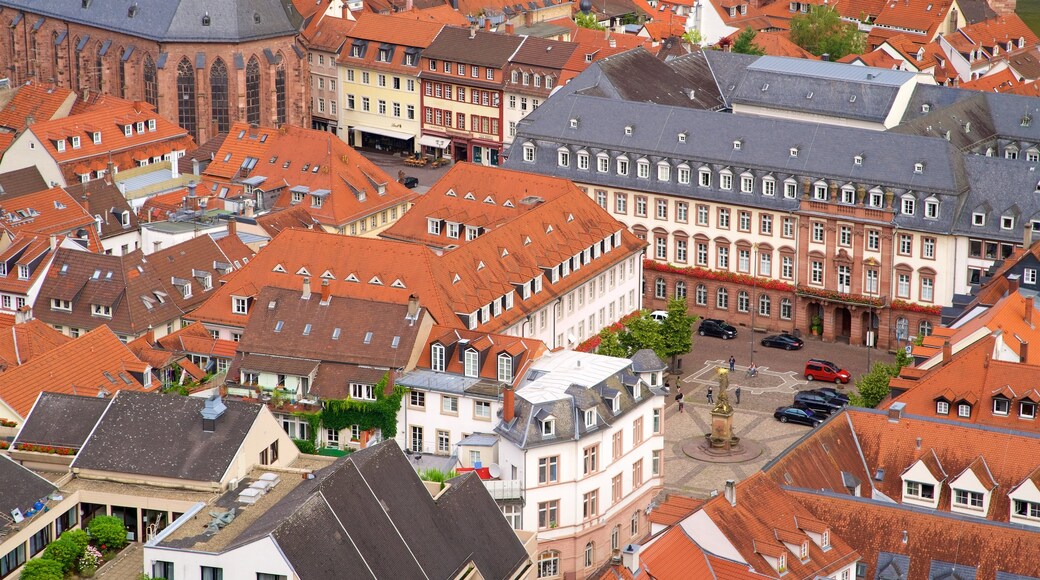 Heidelberg showing a square or plaza and a city