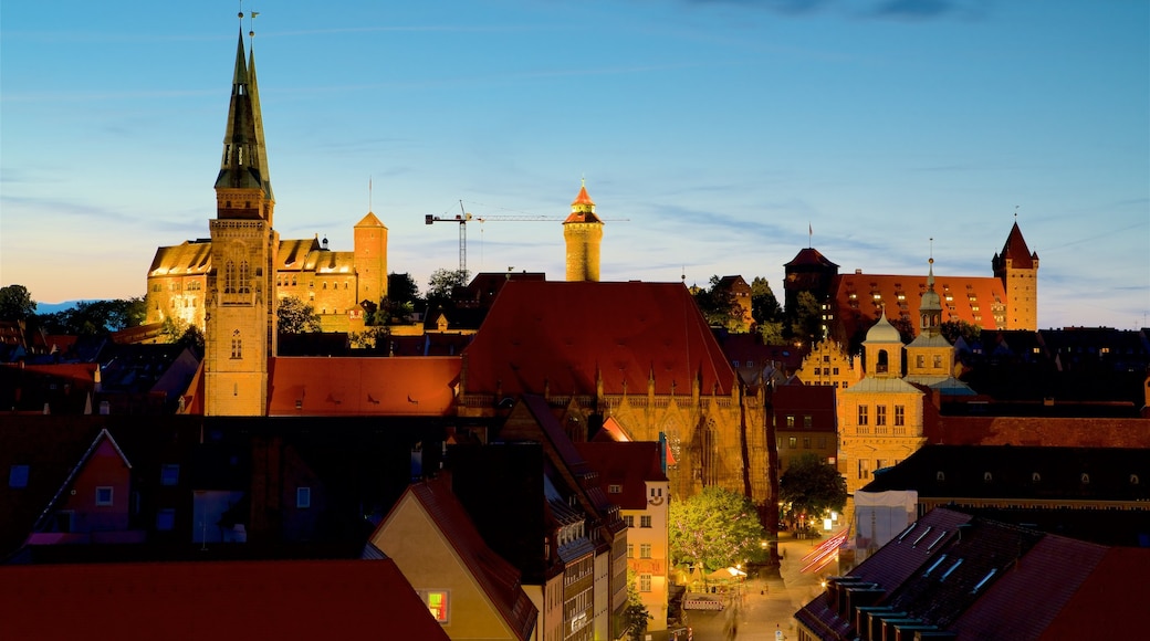 Middle Franconia featuring a sunset, a city and night scenes