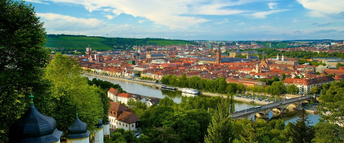 Würzburg which includes heritage elements, a river or creek and a bridge