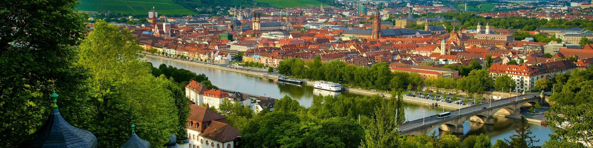 Würzburg which includes heritage elements, a river or creek and a bridge