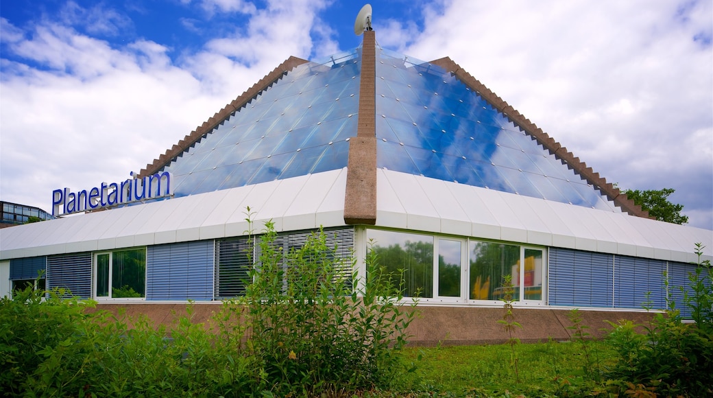 Planetarium Mannheim featuring signage
