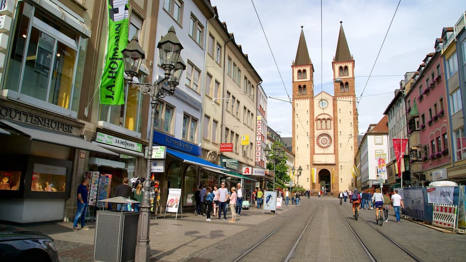 Wuerzburg Cathedral featuring heritage architecture and heritage elements