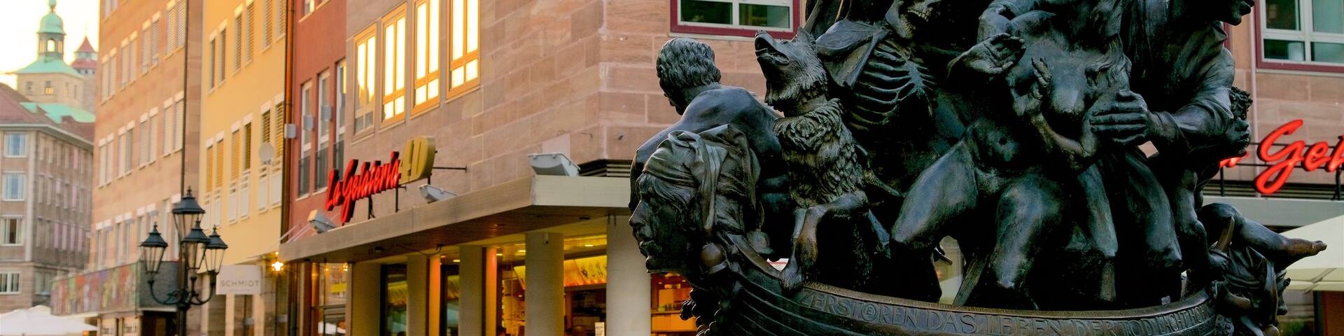 Nuremberg featuring heritage elements and a statue or sculpture