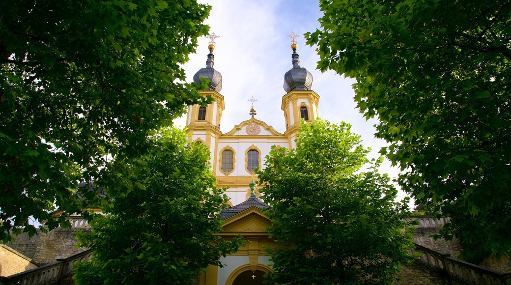 Würzburg showing a church or cathedral and heritage elements