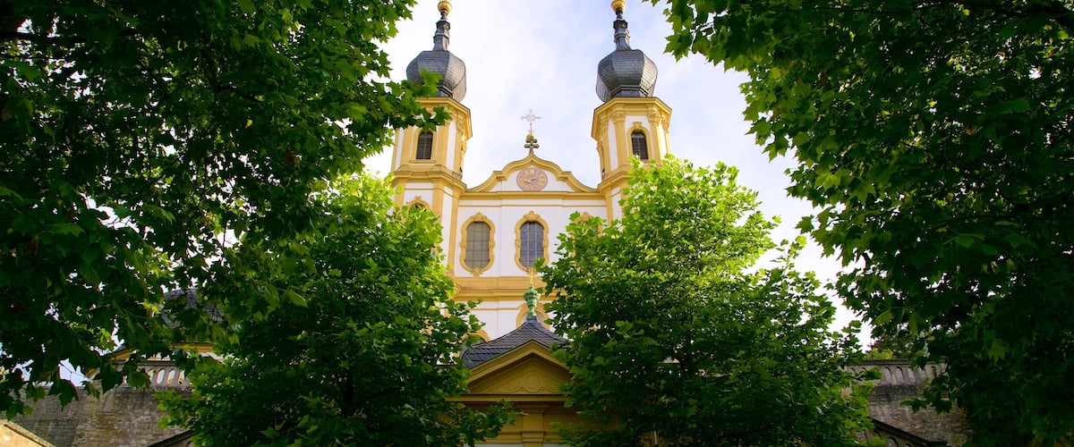 Wuerzburg showing a church or cathedral and heritage elements