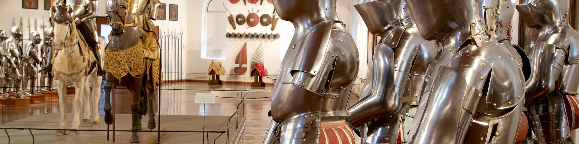 Ambras Castle which includes interior views and heritage elements