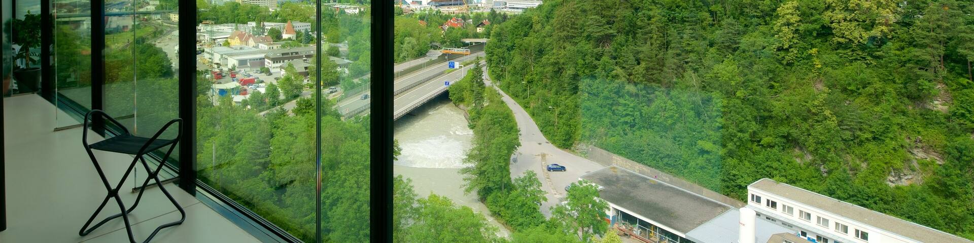 Tirol Panorama which includes a river or creek, interior views and tranquil scenes